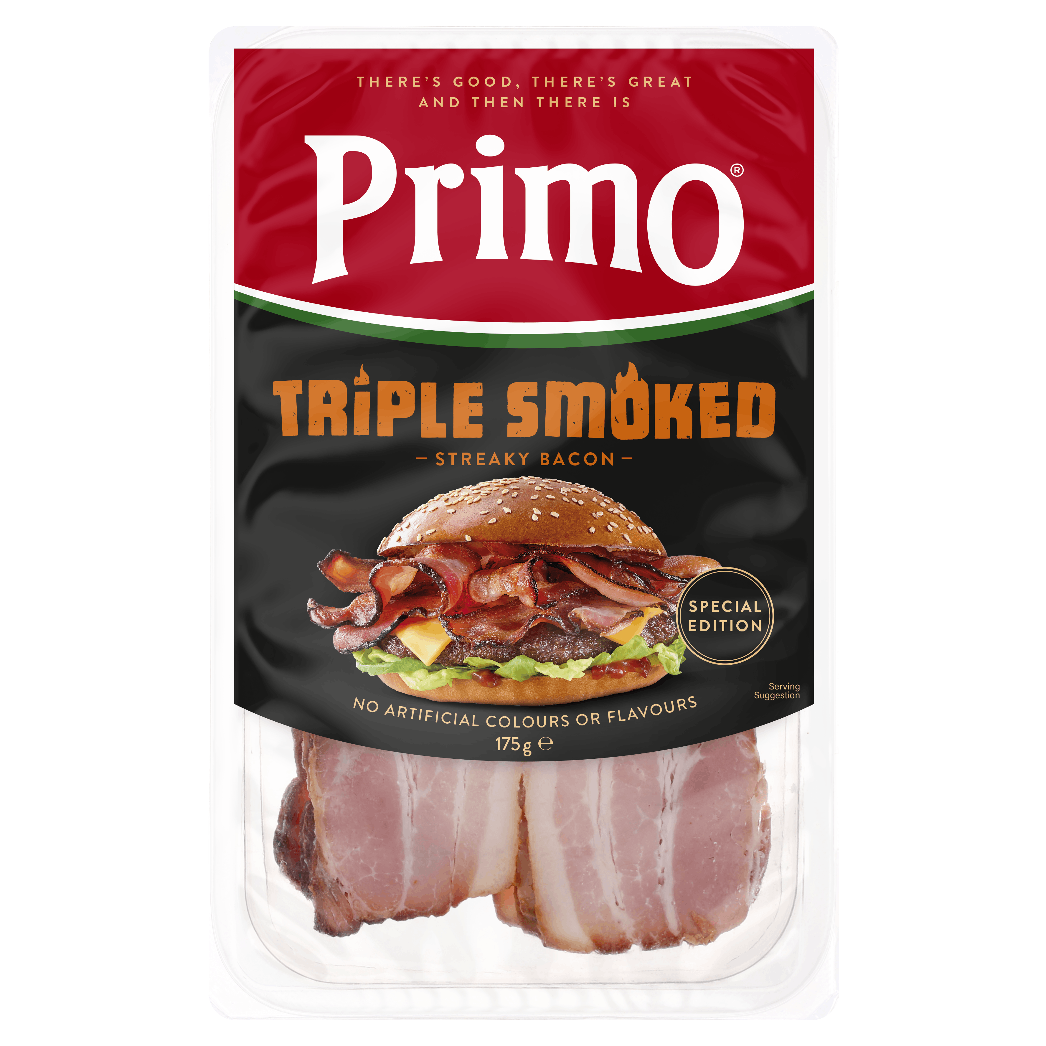 Triple Smoked Streaky Bacon 175g